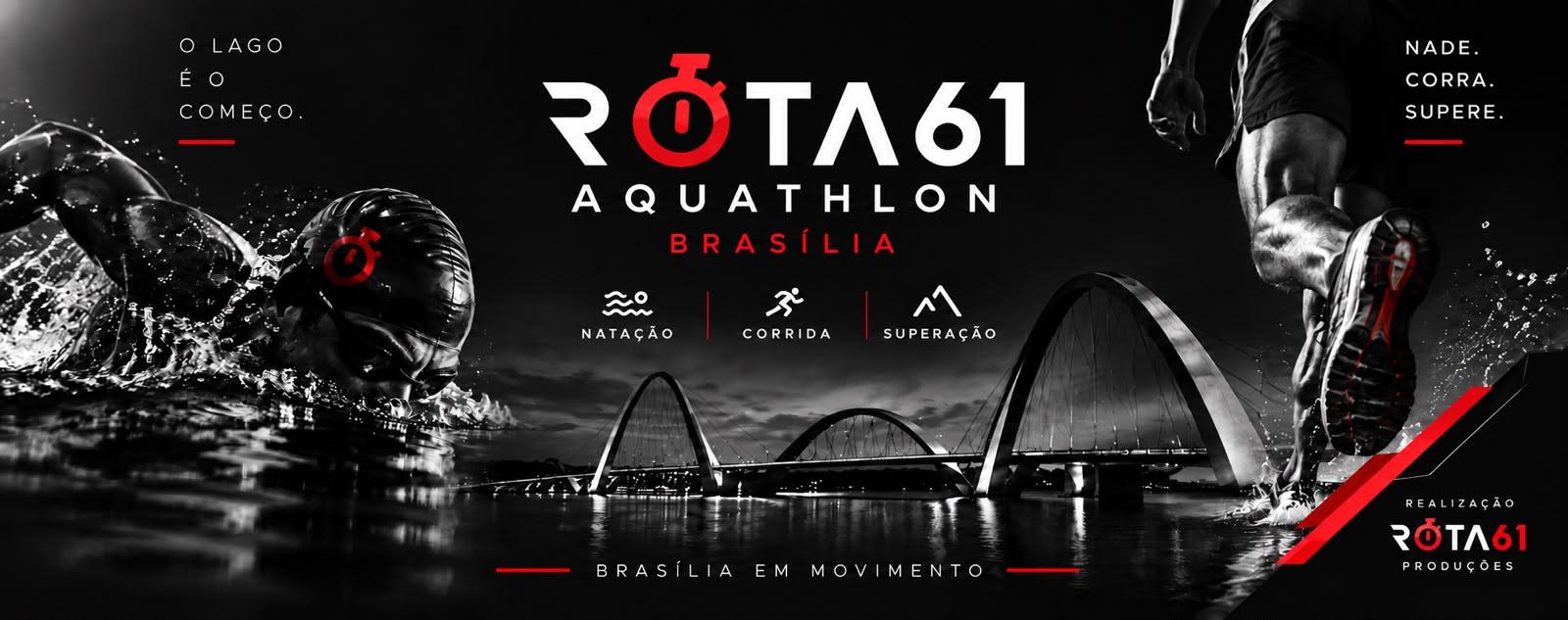 ROTA61 AQUATHLON BRASÍLIA Logo
