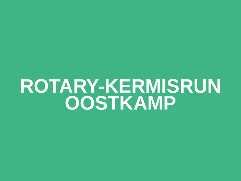 Rotary-KermisRun Oostkamp Logo