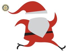 Rotary Santa Run Walk & Reindeer Dash Logo