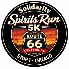 Route 66 Run - Stop 1- Chicago Logo