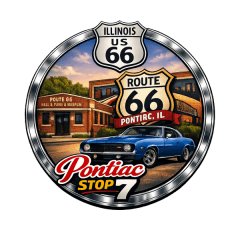Route 66 Run- Stop 7 Pontiac
