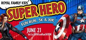 Royal Family Superhero Fun Run, 5K, 10K