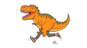 RRRC T. Rex Run Mailing List Logo
