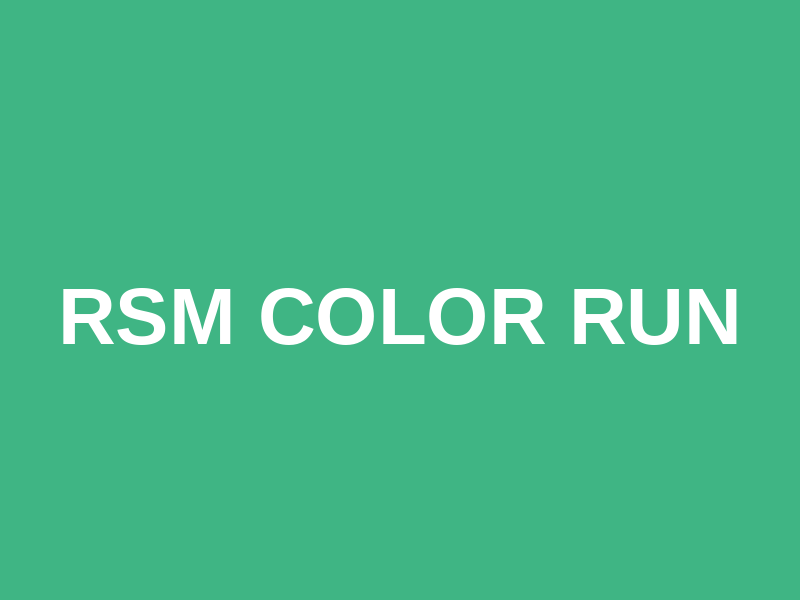 RSM Color Run Logo