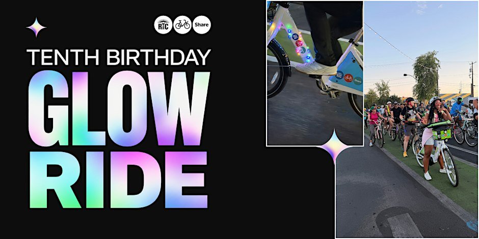 RTC Bike Share Tenth Birthday Glow Ride