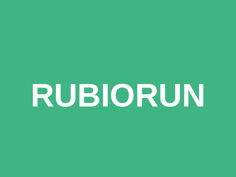 RubioRun Logo