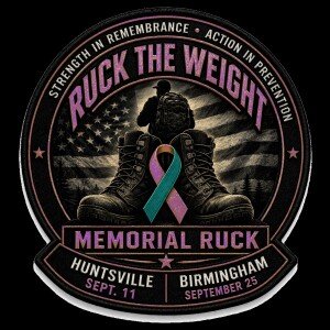 Ruck the Weight VA Annual Memorial Ruck Logo