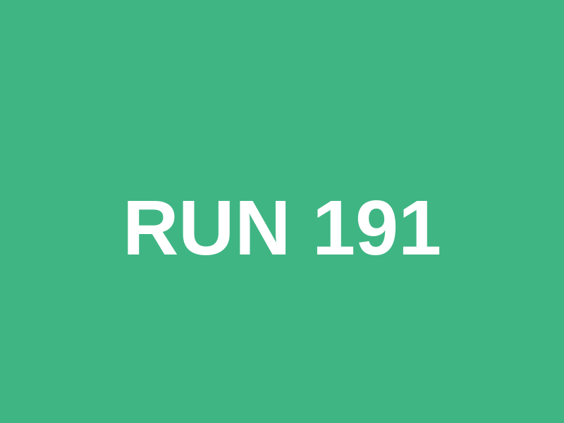 Run 191 Logo