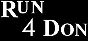 Run 4 Don 5K & 15K Logo