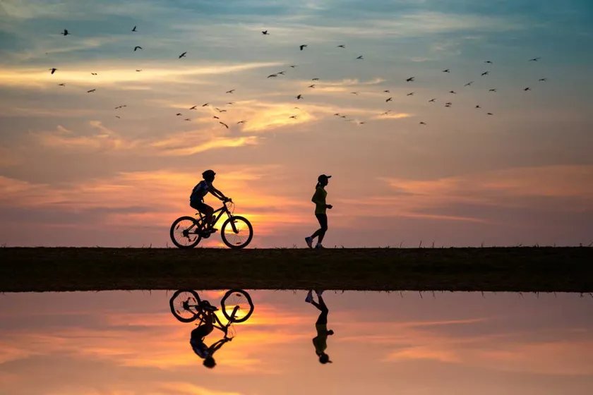 Run and bike la Cosacienne
