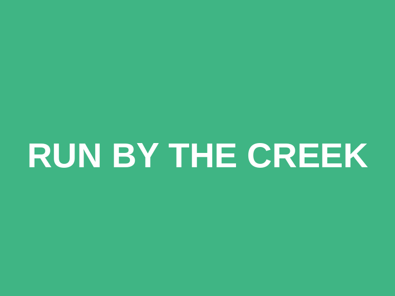 Run by the Creek Logo