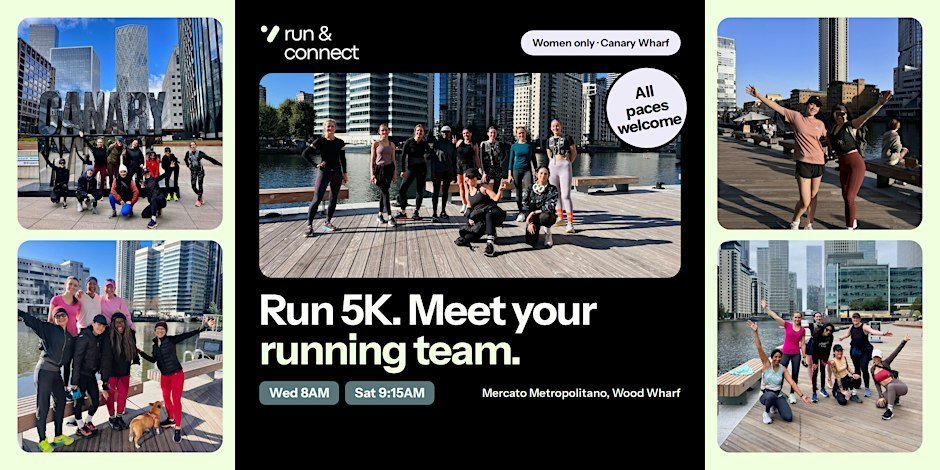 Run & Connect: Saturday Social | Women's Riverside 5K