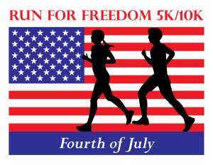 Run For Freedom 5K/10K Logo