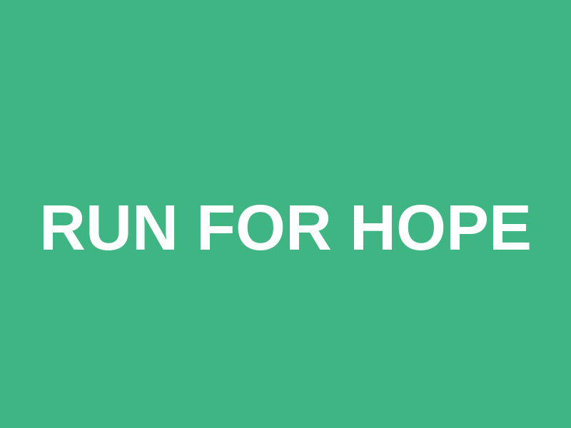 Run For Hope Logo