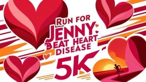 Run for Jenny: Beat Heart Disease 5k! Logo