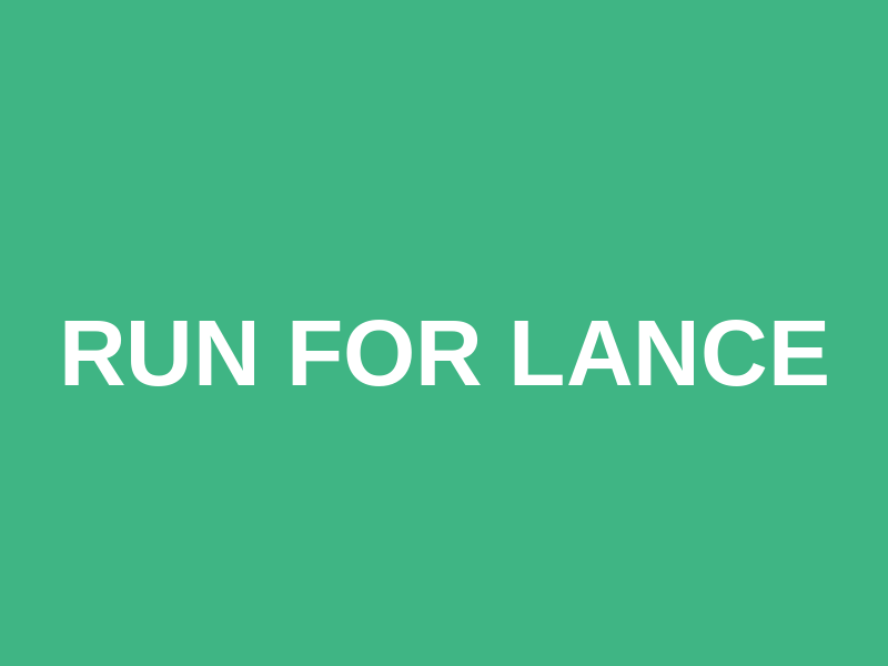 Run for Lance Logo