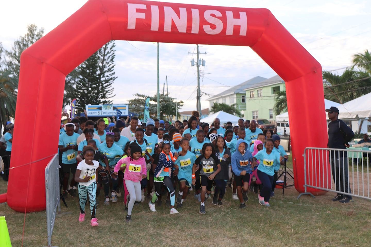 Run For Pompey - Exuma Half Marathon Logo