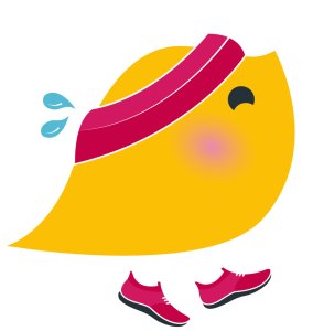 Run for the Chick Mission Logo