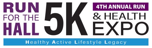 Run For The Hall 5K & Health Expo Logo