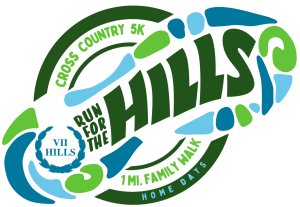 Run For The Hills Cross Country 5K & 1-Mile Family Walk Logo
