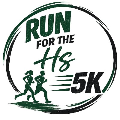 Run for the HS 5K Logo