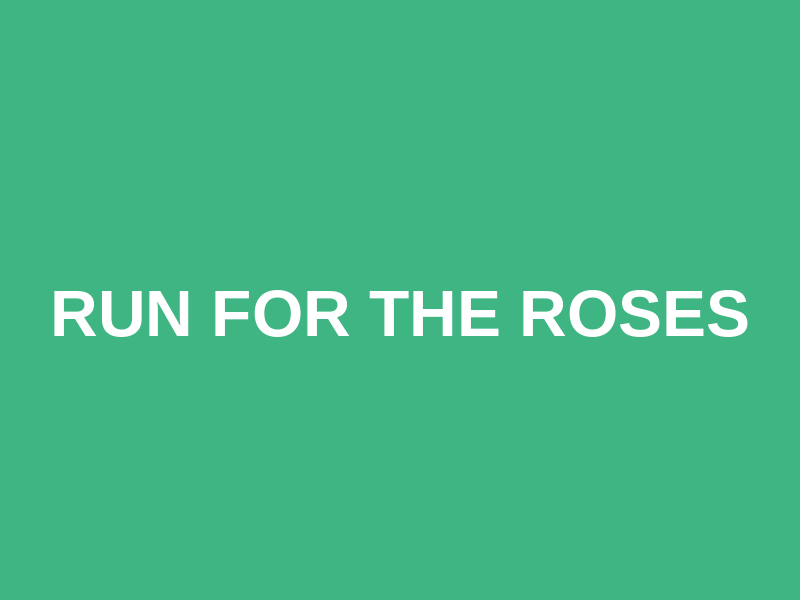 Run for the Roses Logo