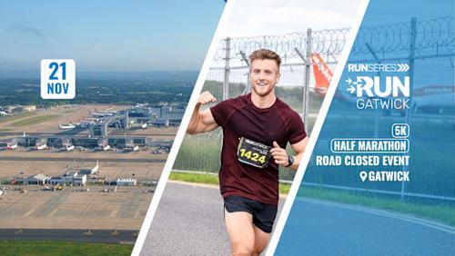 Run Gatwick Half Marathon & 5k November 2027 Logo