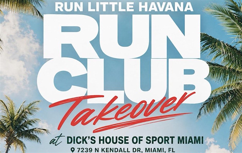 RUN LITTLE HAVANA x DICK'S HOUSE OF SPORT SOCIAL RUN Logo
