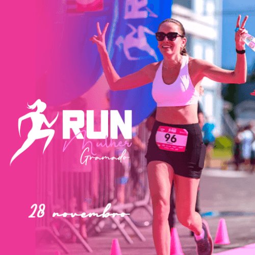 RUN MULHER GRAMADO