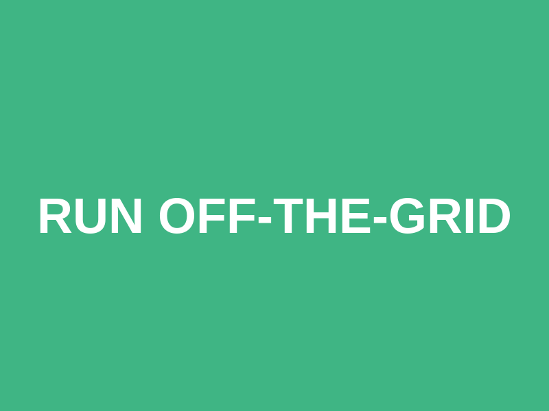 Run Off-the-Grid Logo