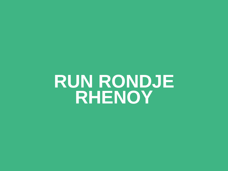 Run Rondje Rhenoy Logo