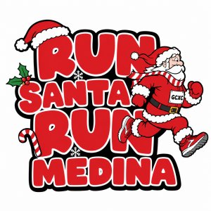 Run Santa Run 5K - Medina Logo
