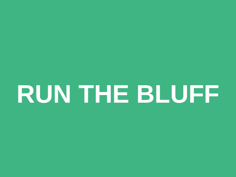 Run the Bluff Logo