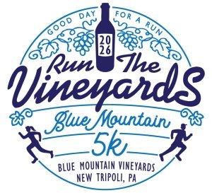 Run the Vineyards - Blue Mountain 5K Logo