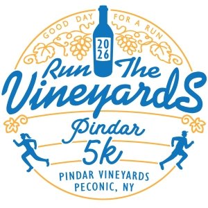 Run the Vineyards - Pindar Vineyards 5K Logo