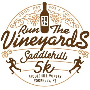 Run the Vineyards Saddlehill Summer 5K Logo