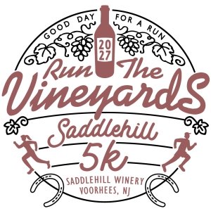 Run the Vineyards Saddlehill Summer 5K Logo