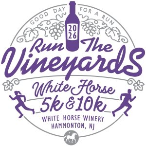 Run the Vineyards - White Horse 10K/5K Logo