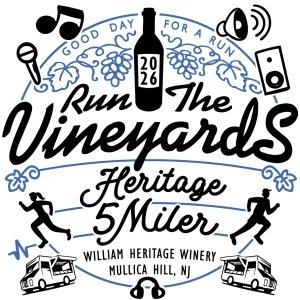 Run the Vineyards - William Heritage 5 Miler Logo