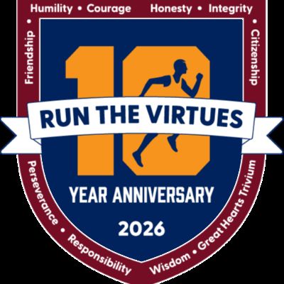 Run the Virtues 5K and 1 Mile Run Logo