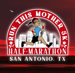 Run This Mother Half Marathon, 10k, 5K Logo