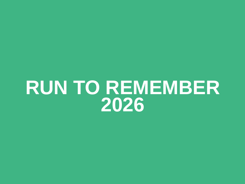 Run To Remember 2026 Logo