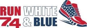 Run White & Blue Logo