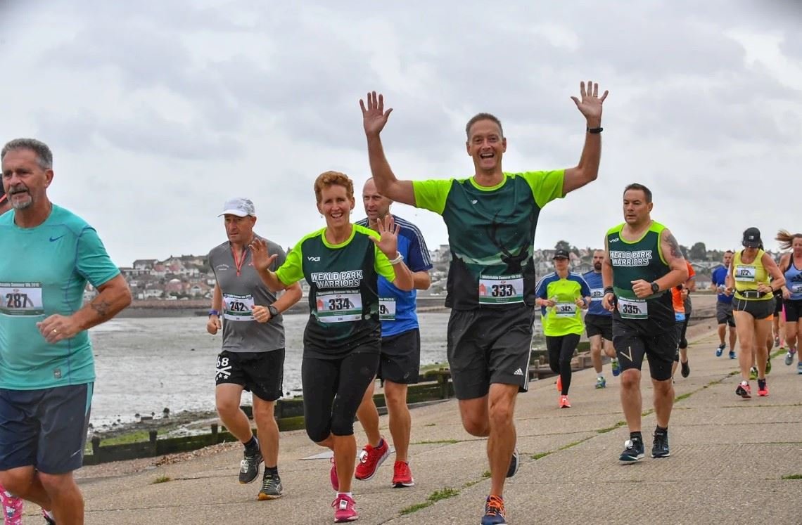 Run Whitstable & Herne Bay Summer 5k 10k and half marathon Logo