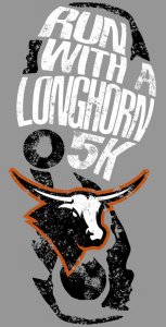 Run With a Longhorn 5K Logo