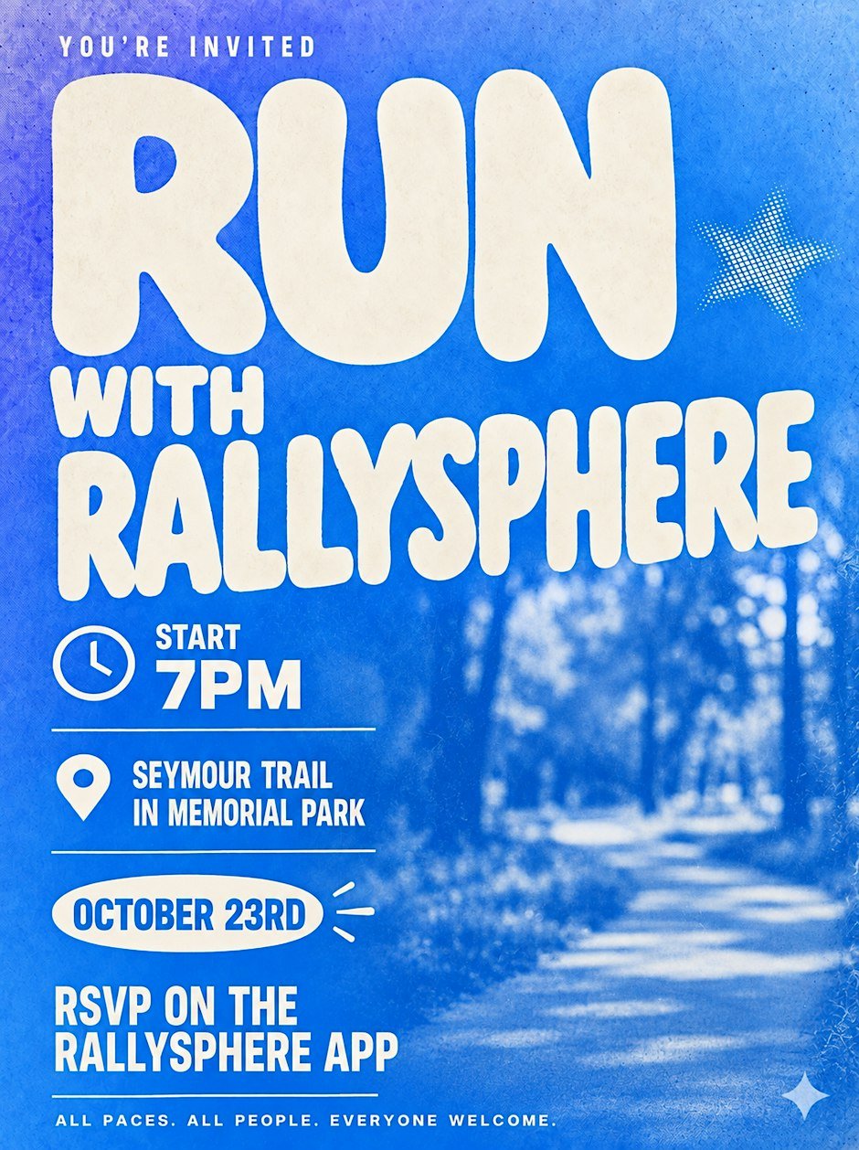 Run With RallySphere Logo