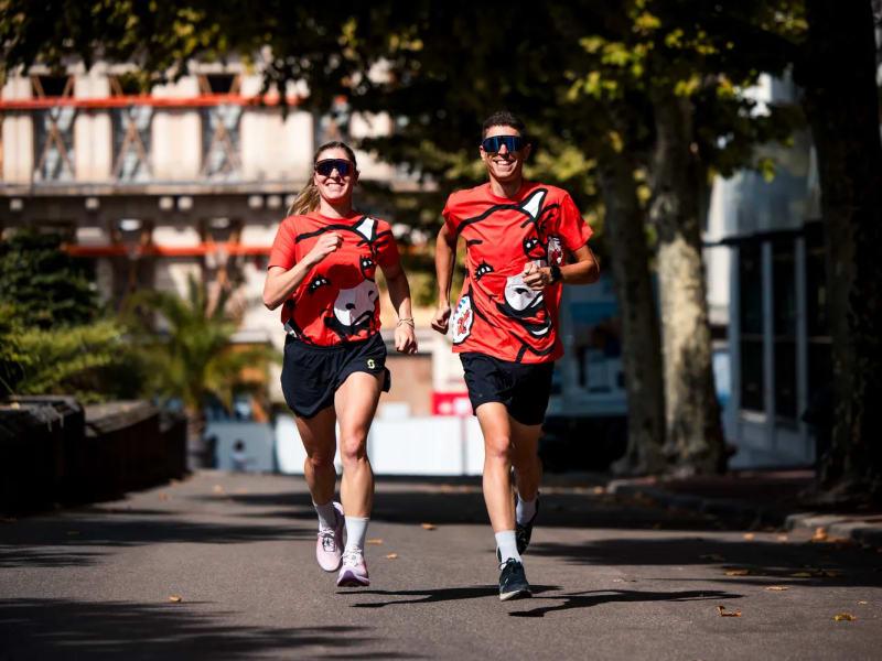 Running de La Vache qui rit ® Logo