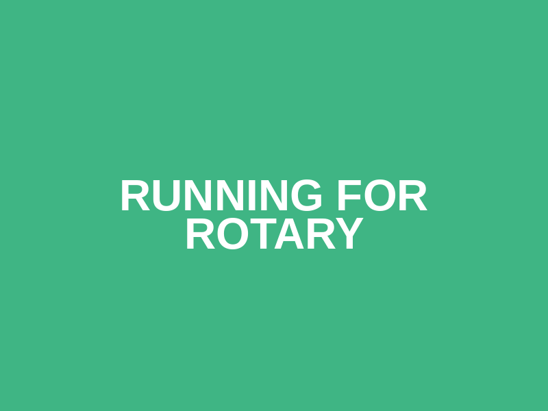 Running for Rotary Logo