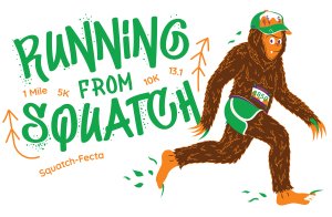 Running From Squatch - Springfield, MO Logo