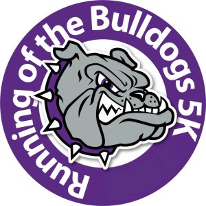 Running of The Bulldogs 5k Logo